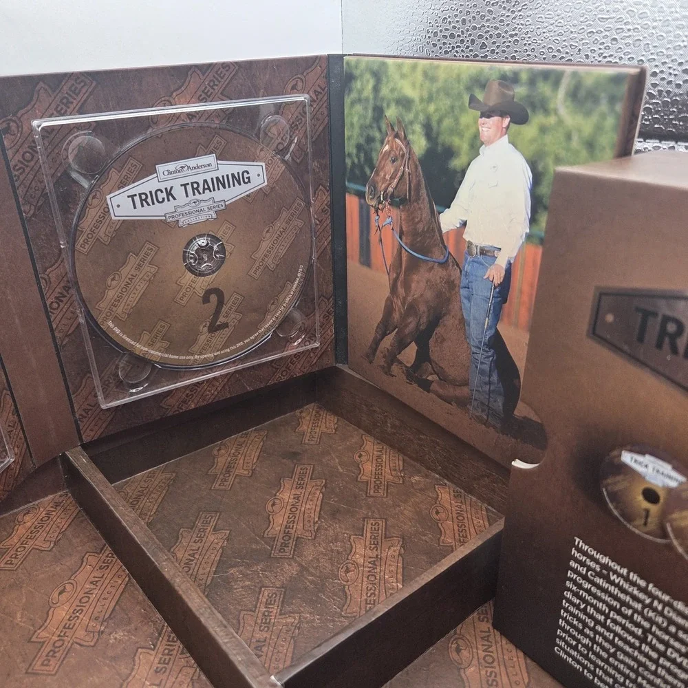 CLINTON ANDERSON TRICK TRAINING PROFESSIONAL SERIES 4 DVD 3 BOOKLET SET